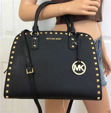 michael kors tas zwart outlet|michael kors black purses.